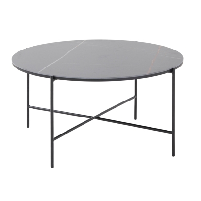 LA Furniture Hobart Modern Black Ceramic Coffee Table VGDWJ5836-BLK-CT Contemporary Style by Vig Furnitrue Number 78384 Catch Home Goods