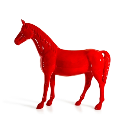 LA Furniture Red Full Size Horse Sculpture VGTHSV-001-RED Contemporary Style by Vig Furnitrue Number 71793 Catch Home Goods