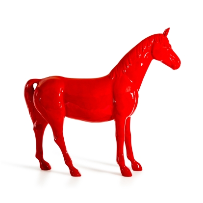 LA Furniture Red Full Size Horse Sculpture VGTHSV-001-RED Contemporary Style by Vig Furnitrue Number 71793 Catch Home Goods