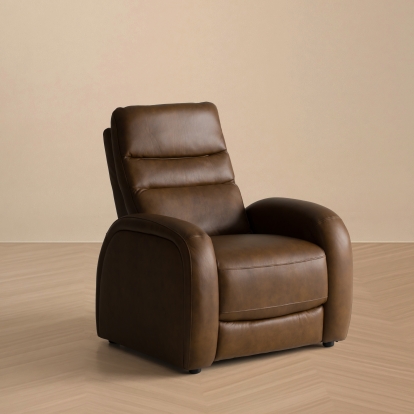 LA Furniture Huslia Modern Brown Leather Zero Gravity Recliner Chair VGMB-MB-R357-P3-BRN Contemporary Style by Vig Furnitrue Number 83358 Catch Home Goods