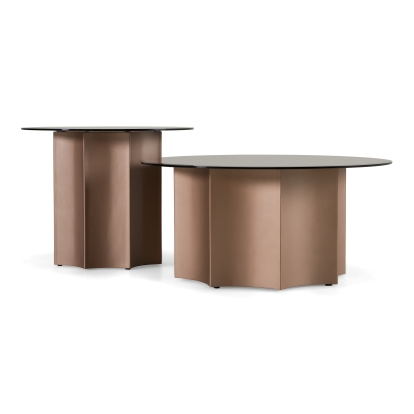 LA Furniture Ingram Modern Round Nesting Coffee Table Set VGOD-LZ-276C-SET Contemporary Style by Vig Furnitrue Number 85757 Catch Home Goods