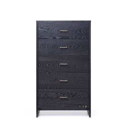 LA Furniture Wales Modern Smoked Ash Chest VGVCJ8910-5H Contemporary Style by Vig Furnitrue Number 73278 Catch Home Goods