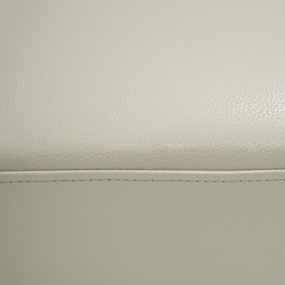 LA Furniture Jacoba Modern Light Grey Leather Rectangular Ottoman VGKK-KF-2620-ROT-LG Contemporary Style by Vig Furnitrue Number 80094 Catch Home Goods