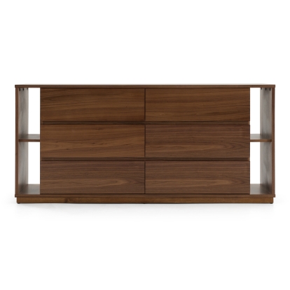 LA Furniture Jagger Modern Walnut Dresser VGMABR-55-WAL-DRS Contemporary Style by Vig Furnitrue Number 74153 Catch Home Goods