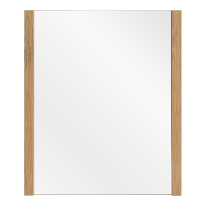 LA Furniture Jagger Modern Natural Oak Mirror VGMA-BR-55-MIR-NAT Contemporary Style by Vig Furnitrue Number 83044 Catch Home Goods