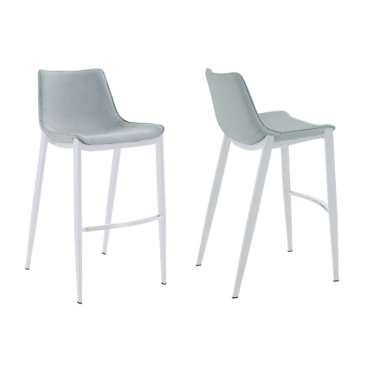 LA Furniture Jane Modern Light Grey Counter Stool Set of 2 VGHR-5361C-C-LG-BS Contemporary Style by Vig Furnitrue Number 80071Z Catch Home Goods