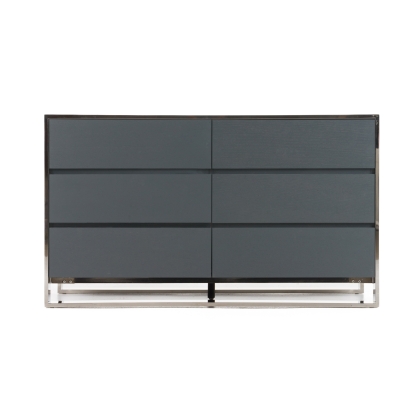 LA Furniture Jolene Modern Grey Dresser VGBBMC1710DR-GRY-DRS Contemporary Style by Vig Furnitrue Number 77948 Catch Home Goods