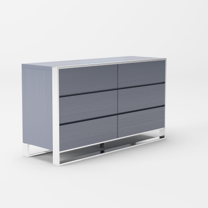 LA Furniture Jolene Modern Grey Dresser VGBBMC1710DR-GRY-DRS Contemporary Style by Vig Furnitrue Number 77948 Catch Home Goods