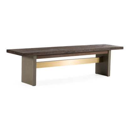 LA Furniture June Modern Dark Grey Concrete & Walnut Dining Bench VGGR639080-WAL-BENCH Contemporary Style by Vig Furnitrue Number 78558A Catch Home Goods