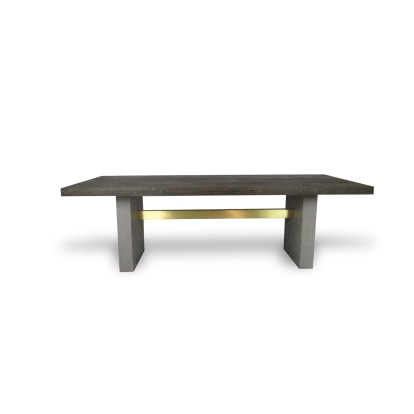 LA Furniture June Modern Dark Grey & Walnut Dining Table VGGR639082-WAL-DT Contemporary Style by Vig Furnitrue Number 78560B Catch Home Goods