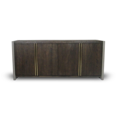 LA Furniture June Modern Dark Grey & Walnut Buffet VGGR639083-WAL-BUF Contemporary Style by Vig Furnitrue Number 78561 Catch Home Goods