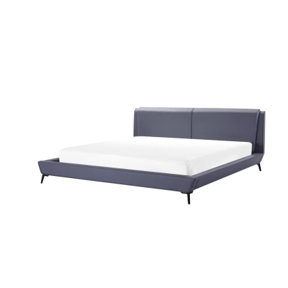 LA Furniture Eastern King Burbank Modern Grey Leatherette Bed VGJY-579-GRY-EK Contemporary Style by Vig Furnitrue Number 74090 Catch Home Goods