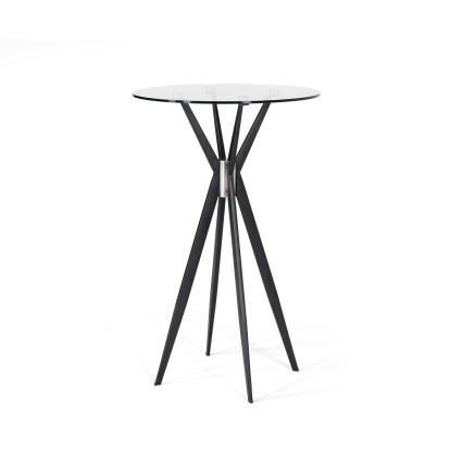 LA Furniture Kaitlyn Modern Black Bar Table VGHR7039-BLK Contemporary Style by Vig Furnitrue Number 76295 Catch Home Goods