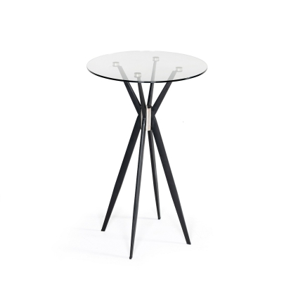 LA Furniture Kaitlyn Modern Black Bar Table VGHR7039-BLK Contemporary Style by Vig Furnitrue Number 76295 Catch Home Goods