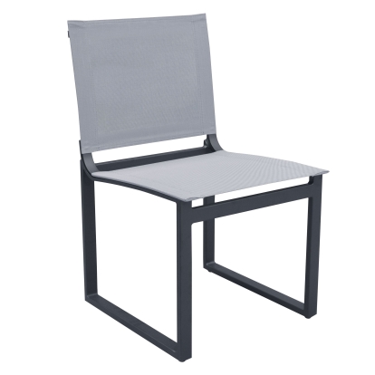 LA Furniture Kayak Modern Outdoor Dark Charcoal Dining Chair (Set of 2) VGGERH-AGEAN-CH-GRY-2 Contemporary Style by Vig Furnitrue Number 77689Z Catch Home Goods
