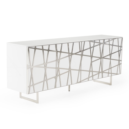 LA Furniture Kilson Modern White Buffet VGVCG1819-WHT Contemporary Style by Vig Furnitrue Number 76726 Catch Home Goods