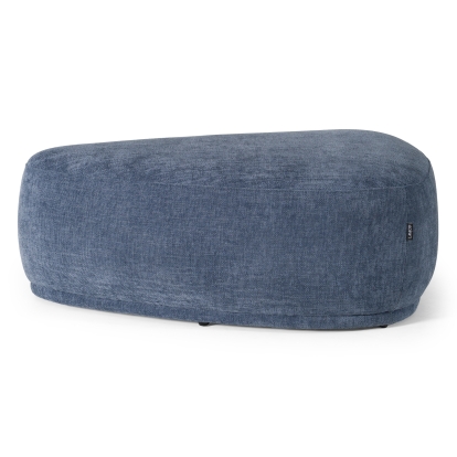 LA Furniture Kinsey Modern Blue Large River Rock Ottoman VGKK-KF.D2015-LRG-NAVY Contemporary Style by Vig Furnitrue Number 81144 Catch Home Goods