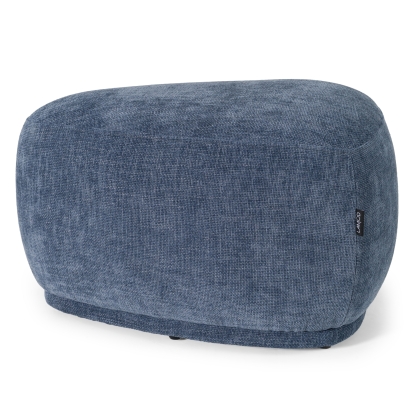LA Furniture Kinsey Modern Blue Small River Rock Ottoman VGKK-KF.D2015-SML-NAVY Contemporary Style by Vig Furnitrue Number 81145 Catch Home Goods