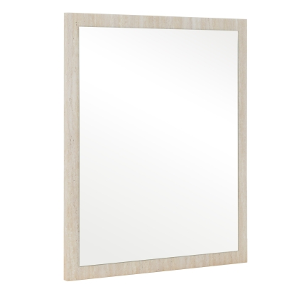 LA Furniture Lago Modern Faux Travertine Mirror VGAC-LAGO-MIR Contemporary Style by Vig Furnitrue Number 83326 Catch Home Goods