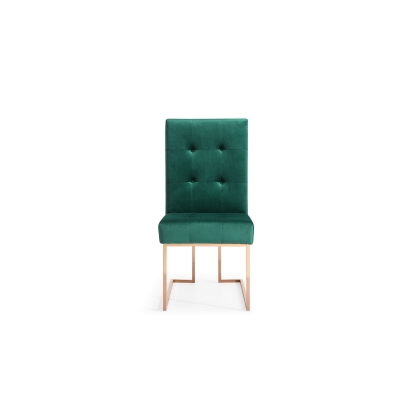 LA Furniture Legend Modern Green Velvet & Rosegold Dining Chair (Set of 2) VGVCB012-GRN Contemporary Style by Vig Furnitrue Number 77330Z Catch Home Goods