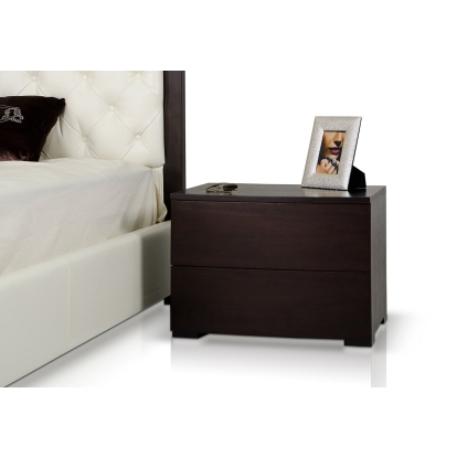 LA Furniture Ludwig Modern Nightstand VGKCLUDWIG-NS Contemporary Style by Vig Furnitrue Number 12466 Catch Home Goods