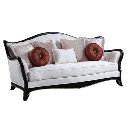 Acme Nurmive Sofa with 7 Pillows Model LV00251
