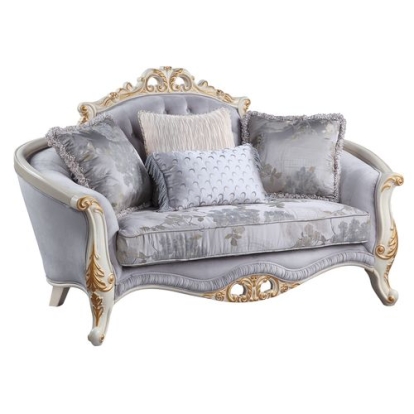 Acme Galelvith Loveseat with 4 Pillows Model LV00255A