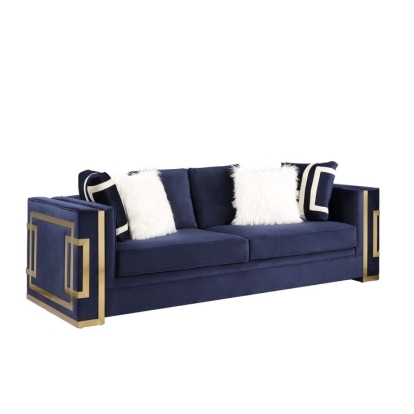 Acme Virrux Sofa with 6 Pillows Model LV00293