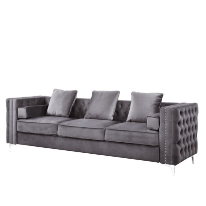 Acme Bovasis Sofa with 5 Pillows Model LV00368