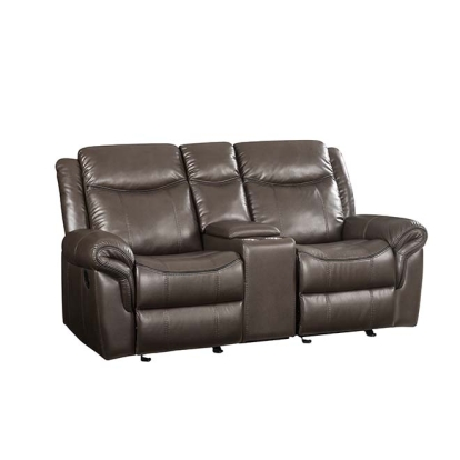 Acme Lydia Motion Loveseat with USB & Console Model LV00655
