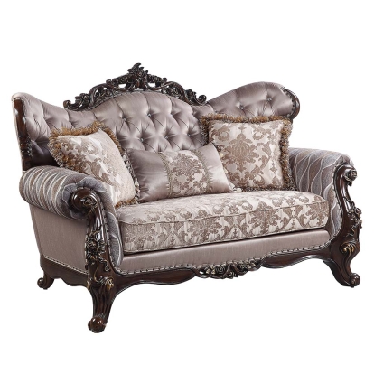 Acme Benbek Loveseat with 3 Pillows Model LV00810