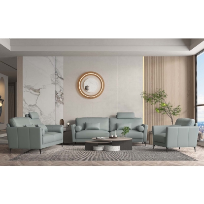 Acme Tussio Loveseat with 5 Pillows Model LV00947