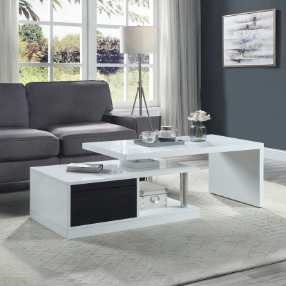Acme Buck II Coffee Table with Swivel Top Model LV00997