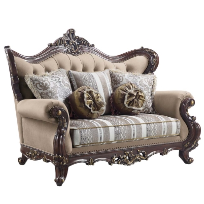 Acme Ragnar Loveseat with 5 Pillows Model LV01123