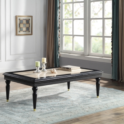 Acme Tayden Coffee Table with Marble Top Model LV01158