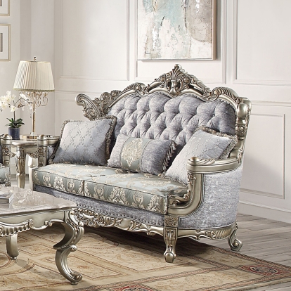 Acme Miliani Loveseat with 3 Pillows Model LV01781