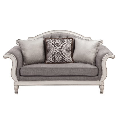 Acme Florian Loveseat with 3 Pillows Model LV02120