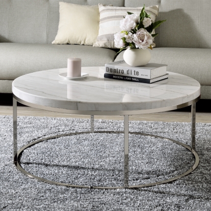 Acme Zaidee COFFEE TABLE with MARBLE Model LV02795