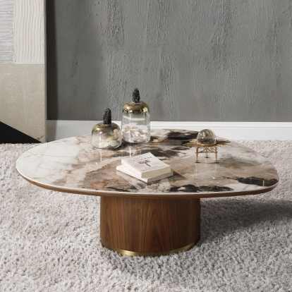 Acme Willene Coffee Table with Ceramic Top Model LV03155