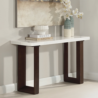 Acme Edwyn Sofa Table with Marble Top Model LV03207