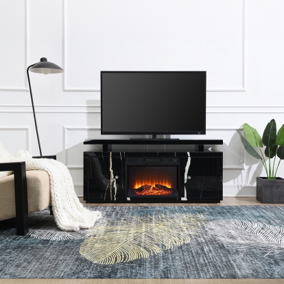 Acme Drisana TV Stand with Fireplace Model LV03868