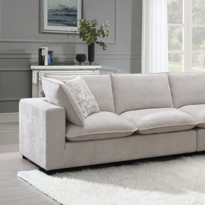 Acme Marisa Modular Left Facing Loveseat with 2 Pillows Model LV04410