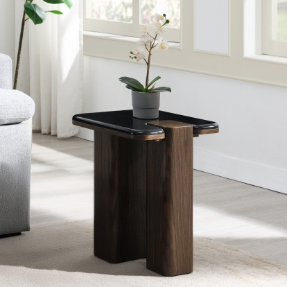 Acme Dana End Table with Natural Marble Model LV04596