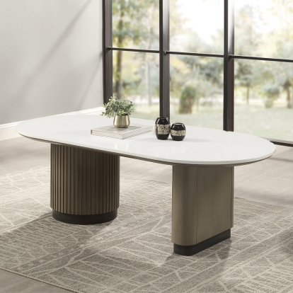 Acme Clayten Coffee Table with Engineered Top Model LV06195