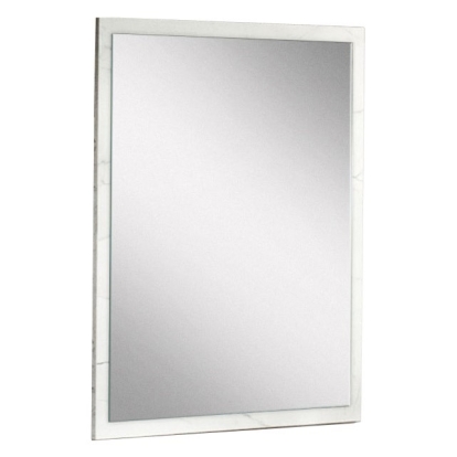 LA Furniture Marbella Italian Modern White Marble Mirror VGACMARBELLA-MIR Contemporary Style by Vig Furnitrue Number 76355 Catch Home Goods
