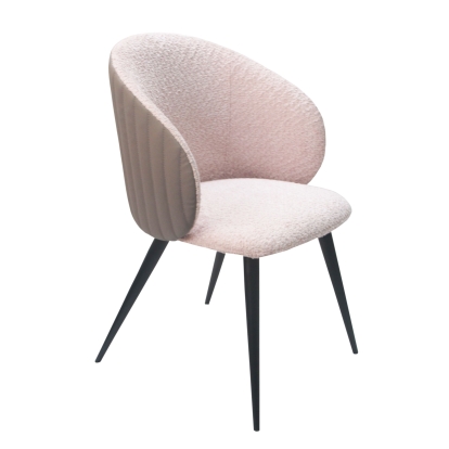 LA Furniture Marnie Contemporary Gray + Pink Dining Chair VGYFDC1107-CRM-DC Contemporary Style by Vig Furnitrue Number 79626 Catch Home Goods