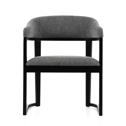 LA Furniture Maury Modern Grey Fabric + Black Dining Chair VGMA-MI-1189-GRYBLK Contemporary Style by Vig Furnitrue Number 82569|82569A Catch Home Goods