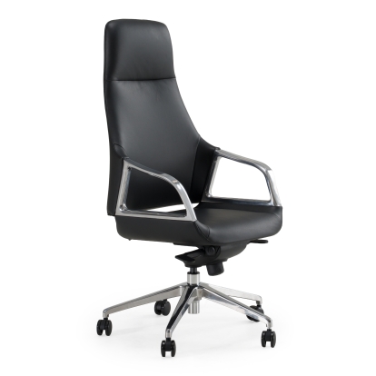 LA Furniture Merlo Modern Black High Back Executive Office Chair VGFUA1902-BLK-OC Contemporary Style by Vig Furnitrue Number 78741 Catch Home Goods