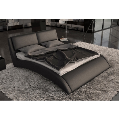 LA Furniture California King Volo Modern Eco-Leather Bed with Curves VGINVOLO-CK Contemporary Style by Vig Furnitrue Number 15718 Catch Home Goods