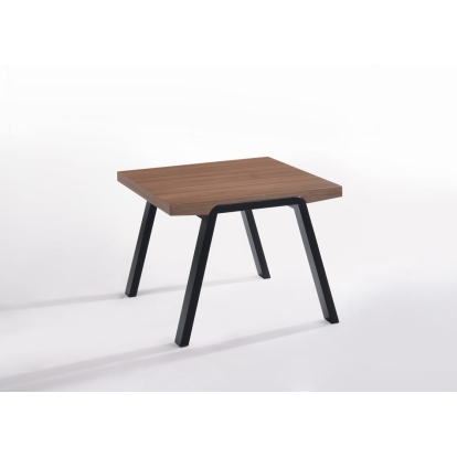 LA Furniture Rhett Mid-Century Walnut & Black End Table VGMAMIT-1120-ET Contemporary Style by Vig Furnitrue Number 72451 Catch Home Goods